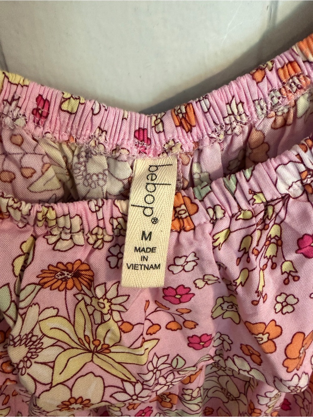 BeBop Pink Floral Ruffle Sundress - Picture 3 of 5